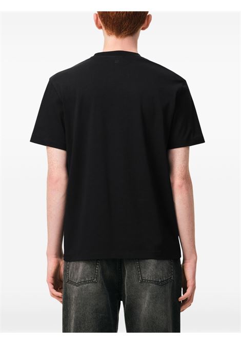 t-shirt adc uomo nera AMI PARIS | BFUTS035.724001